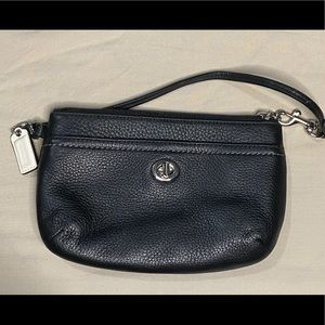 Coach Black Wristlet